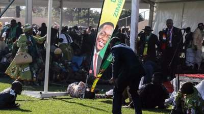 В Зимбабве произошло покушение на президента, много пострадавших