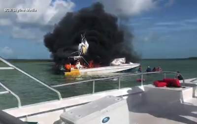 На Багамских островах взорвалась лодка с туристами