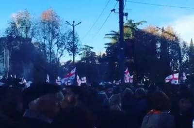 В Грузии стартовали массовые протесты
