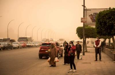На Египет обрушилась сильная песчаная буря