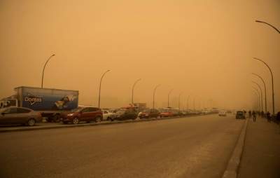 На Египет обрушилась сильная песчаная буря