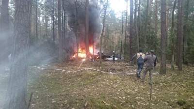 В Польше разбился военный истребитель