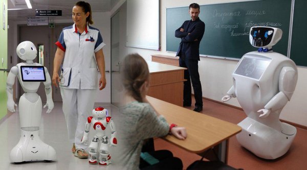 В Россию пришла «умная» эпоха? Новые роботы облегчат тяжёлый труд врачей и педагогов