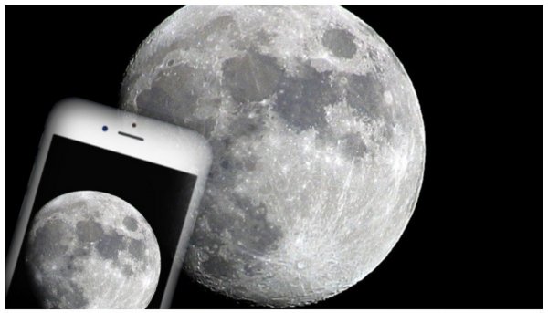 iPhone 6 заснял Луну в превосходном качестве